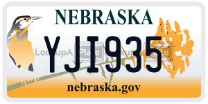 YJI935  license plate in NE