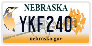 YKF240  license plate in NE