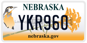 YKR960  license plate in NE