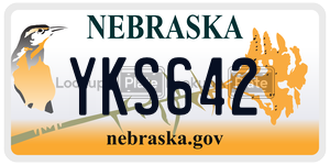 YKS642  license plate in NE