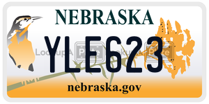 YLE623  license plate in NE