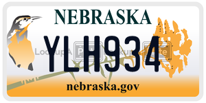 YLH934  license plate in NE