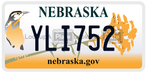 YLI752  license plate in NE