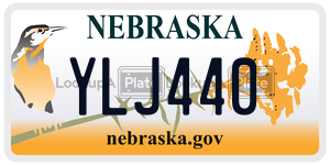 YLJ440  license plate in NE