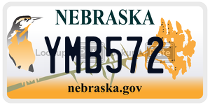 YMB572  license plate in NE
