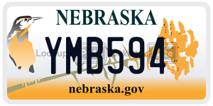 YMB594  license plate in NE