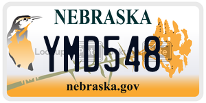 YMD548  license plate in NE