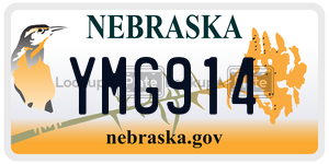 YMG914  license plate in NE