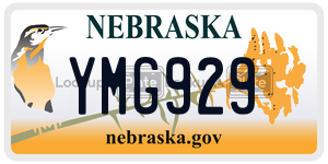YMG929  license plate in NE