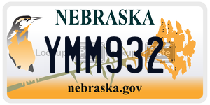 YMM932  license plate in NE
