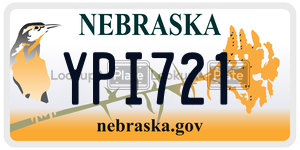 YPI721  license plate in NE