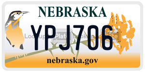 YPJ706  license plate in NE