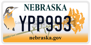 YPP993  license plate in NE