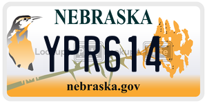 YPR614  license plate in NE