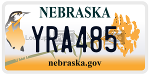 YRA485  license plate in NE