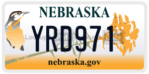 YRD971  license plate in NE