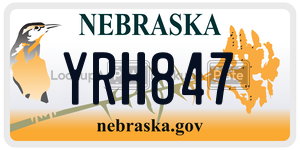 YRH847  license plate in NE