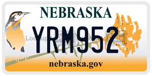 YRM952  license plate in NE