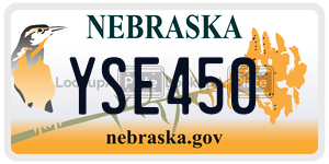 YSE450  license plate in NE