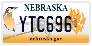 YTC696  license plate in NE