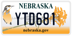 YTD681  license plate in NE