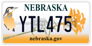 YTL475  license plate in NE