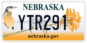 YTR291  license plate in NE