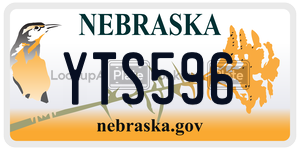 YTS596  license plate in NE