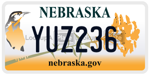 YUZ236  license plate in NE