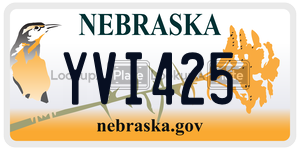 YVI425  license plate in NE