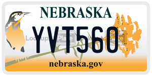 YVT560  license plate in NE