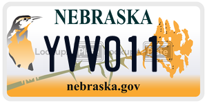 YVV011  license plate in NE