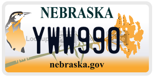 YWW990  license plate in NE