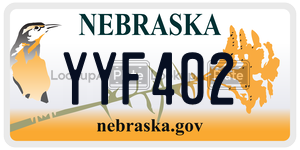 YYF402  license plate in NE