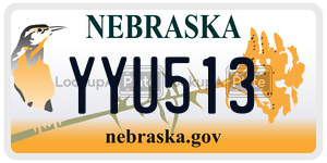 YYU513  license plate in NE