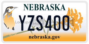 YZS400  license plate in NE