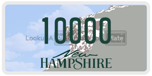 10000  license plate in NH