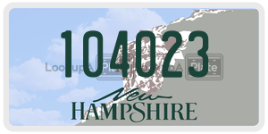 104023  license plate in NH