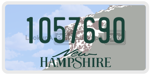 1057690  license plate in NH
