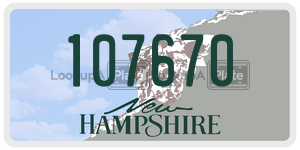 107670  license plate in NH