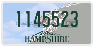 1145523  license plate in NH