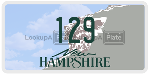 129  license plate in NH
