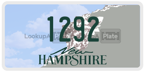 1292  license plate in NH