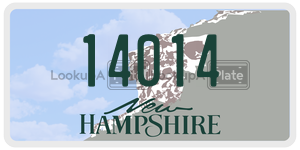 14014  license plate in NH