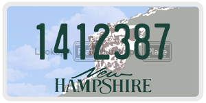 1412387  license plate in NH