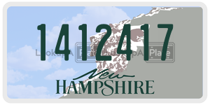 1412417  license plate in NH