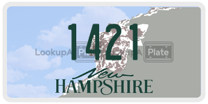 1421  license plate in NH