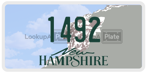 1492  license plate in NH