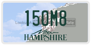 150M8  license plate in NH