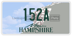 152A  license plate in NH